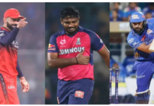 IPL Run Kings: Kohli on Top, Rohit No. 2, Samson Drops Out of Top 10