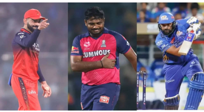 IPL Run Kings: Kohli on Top, Rohit No. 2, Samson Drops Out of Top 10