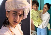 Riteish Deshmukh’s 10-year-old son Rahyl makes acting debut as young Shivaji in ‘Raja Shivaji’ Riteish Deshmukh's 10-year-old son Rahyl makes acting debut as young Shivaji in 'Raja Shivaji'
