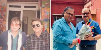 A Fan Boy Moment: Veteran actor Rakesh Bedi meets fan after three decades, recreates nostalgic moment Veteran actor Rakesh Bedi met one of his old fans, noted author, traveler, and Delhi Metro senior official Dr. Rishi Raj, after a gap of 31 years.