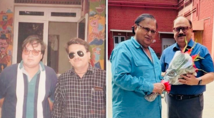 A Fan Boy Moment: Veteran actor Rakesh Bedi meets fan after three decades, recreates nostalgic moment Veteran actor Rakesh Bedi met one of his old fans, noted author, traveler, and Delhi Metro senior official Dr. Rishi Raj, after a gap of 31 years.