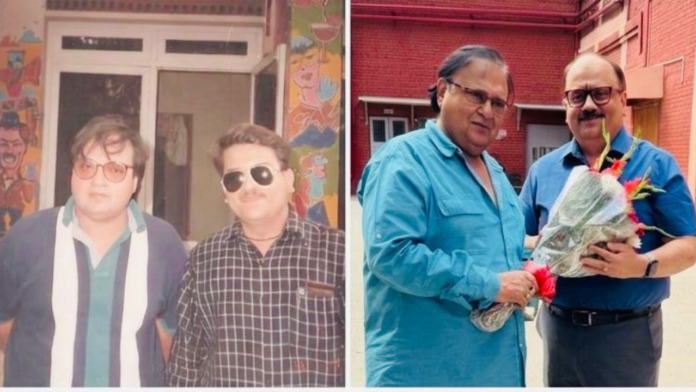 Veteran actor Rakesh Bedi met one of his old fans, noted author, traveler, and Delhi Metro senior official Dr. Rishi Raj, after a gap of 31 years.