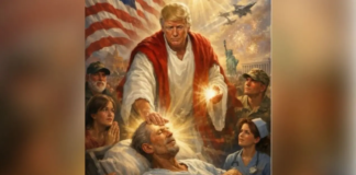 Trump’s Pope Attack Followed by AI Image Showing Him as Jesus-Like Figure