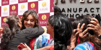 Malayalam actress Manju Warrier Shocked as Fan Forces Kiss in Palakkad, Video Goes Viral Malayalam actress Manju Warrier Shocked as Fan Forces Kiss in Palakkad, Video Goes Viral