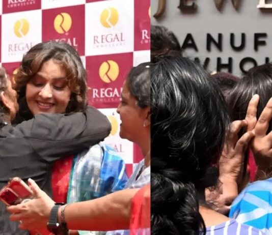 Malayalam actress Manju Warrier Shocked as Fan Forces Kiss in Palakkad, Video Goes Viral Malayalam actress Manju Warrier Shocked as Fan Forces Kiss in Palakkad, Video Goes Viral