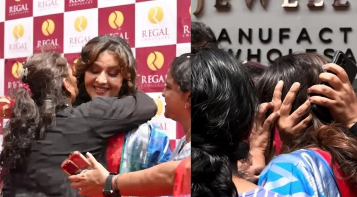 Malayalam actress Manju Warrier Shocked as Fan Forces Kiss in Palakkad, Video Goes Viral Malayalam actress Manju Warrier Shocked as Fan Forces Kiss in Palakkad, Video Goes Viral