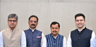 After AAP MPs merge with BJP, NDA nears majority in Rajya Sabha After AAP MPs merge with BJP, NDA nears majority in Rajya Sabha