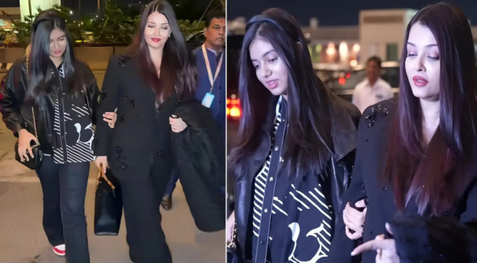 From Mumbai Airport To Cannes: Aishwarya Rai Bachchan, Aaradhya Twin In Stylish Black Looks Aishwarya Rai Bachchan wore a black blazer and matching trousers from designer Dhruv Kapoor's Fall/Winter 2026-27 collection for her airport look on Thursday night.
