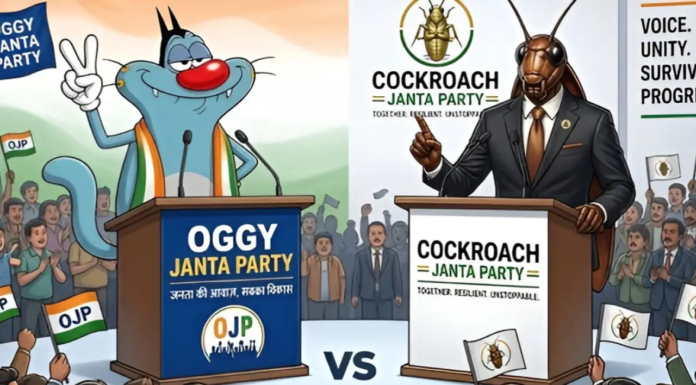 Oggy Vs Cockroach: What Is Oggy Janata Party? Things To Know About Viral Rival To Cockroach Janta Party Internet humor sometimes overshadows real politics. A fun yet intense virtual war is currently raging on social media between the 'Cockroach Janata Party' and the 'Oggy Janata Party'