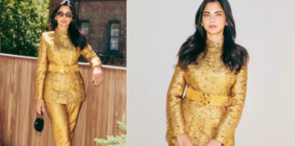 Isha Ambani Revives 1996 Chanel Couture With A Modern Maharani Twist Isha Ambani, who is known for her classy looks, has showcased her golden girl look with this outfit.