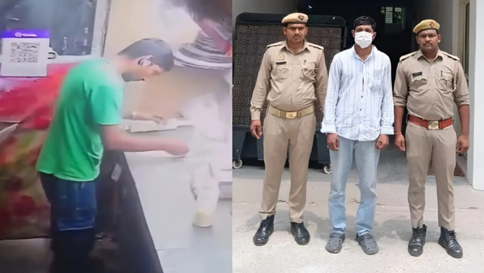 The accused, who is identified as Mujammil, runs a food outlet named 'Pizza Hunt' in Chaura Village of Sector 22 Noida.