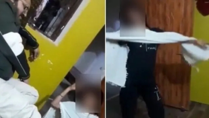 In Hardoi, Uttar Pradesh, three videos have gone viral showing a young woman dancing inside a bank manager's office.