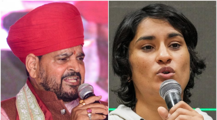 ‘She Created the Mess’: Brij Bhushan Launches Sharp Attack on Vinesh Phogat