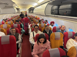 Major Boost for Ludhiana: First Flight from Delhi Arrives at Halwara; Prominent Leaders, Including Ravneet Bittu, Become the First Passengers