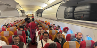 Major Boost for Ludhiana: First Flight from Delhi Arrives at Halwara; Prominent Leaders, Including Ravneet Bittu, Become the First Passengers