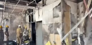 Fire Breaks out At Greater Noida’s Golden Eye Mall, Sparks Panic Fire Breaks out At Greater Noida's Golden Eye Mall, Sparks Panic