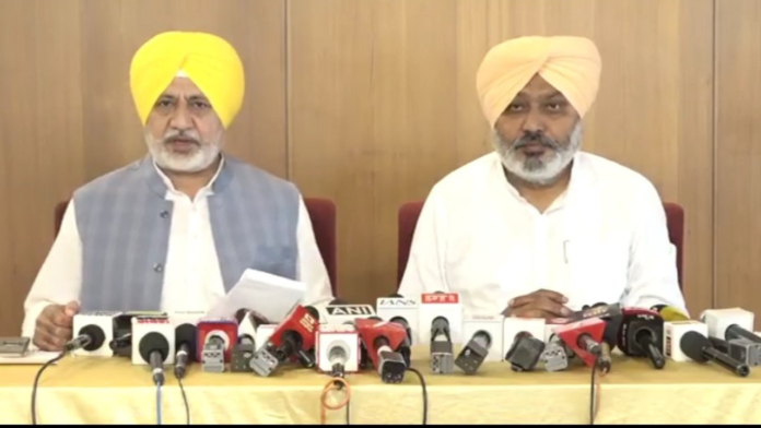 Harpal Singh Cheema An Aam Aadmi Party (AAP) Punjab delegation met Punjab Director General of Police (DGP) Gaurav Yadav regarding the fake video.