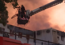 Massive Fire Erupts In Delhi Slums Near Udyog Bhawan, Emergency Teams Launch Rescue Operation Massive Fire Erupts In Delhi Slums Near Udyog Bhawan, Emergency Teams Launch Rescue Operation