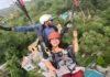 Paragliding Pilot Sparked Buzz: Plucked Leaves From a Treetop Mid-Ride To Gift Female Passenger Paragliding Pilot Sparked Buzz: Plucked Leaves From a Treetop Mid-Ride To Gift Female Passenger