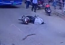 Viral Video Shows Tree Branch Hitting Helmetless Biker In Bengaluru; Rider Critically Hurt Viral Video Shows Tree Branch Hitting Helmetless Biker In Bengaluru; Rider Critically Hurt