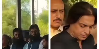 Video Goes Viral As Lashkar Leaders Attend Shoaib Akhtar’s Brother’s Funeral In Pakistan Video Goes Viral As Lashkar Leaders Attend Shoaib Akhtar's Brother's Funeral In Pakistan