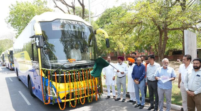 Punjab Govt Expands Delhi Airport Luxury Bus Fleet; Harpal Singh Cheema Flags Off 5 New Volvo Coaches