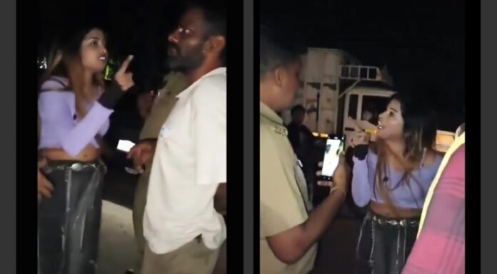 Meerut Shocker: Drunk Woman Creates Roadside Chaos, Slaps Man, Misbehaves With Police Meerut Shocker: Drunk Woman Creates Roadside Chaos, Slaps Man, Misbehaves With Police