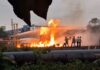 West Bengal: Several Workers Hurt as Massive Fire Erupts at Haldia Oil Refinery West Bengal: Several Workers Hurt as Massive Fire Erupts at Haldia Oil Refinery