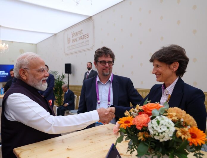 bharat innovation India Innovating For A Sustainable Future; PM Modi Highlights Innovation For Global Good In France