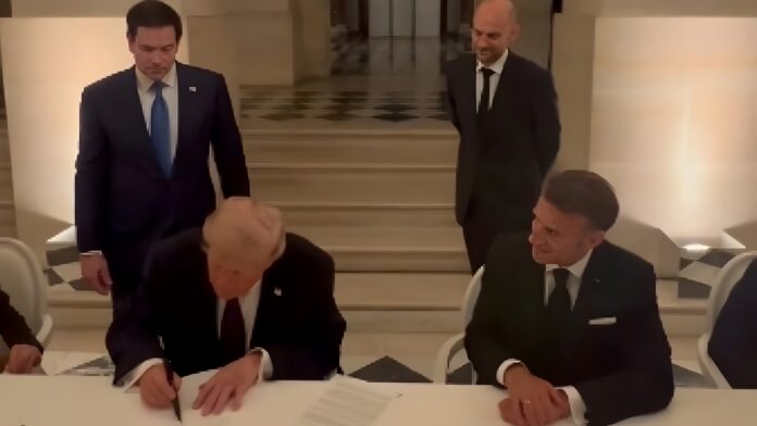 Trump, Iran President Pezeshkian Sign Landmark MoU, Raising Hopes for Middle East Peace Trump, Iran President Pezeshkian Sign Landmark MoU, Raising Hopes for Middle East Peace