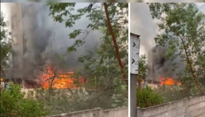 Massive Blaze In EV Showroom At Indore; Dozens Of Vehicles Reduced To Ashes