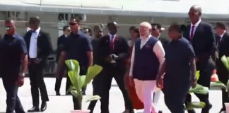 Historic Moment: PM Modi Arrives In Seychelles For 50th Anniversary Celebrations Historic Moment: PM Modi Arrives In Seychelles For 50th Anniversary Celebrations