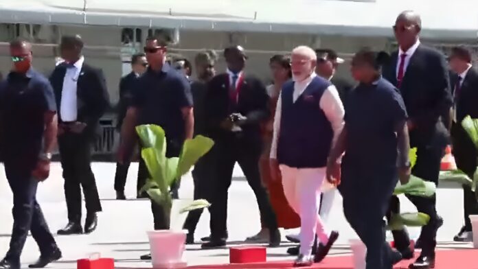Historic Moment: PM Modi Arrives In Seychelles For 50th Anniversary Celebrations