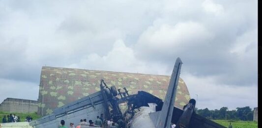 IAF AN-32 Splits Apart After Landing Mishap at Jorhat IAF AN-32 Splits Apart After Landing Mishap at Jorhat