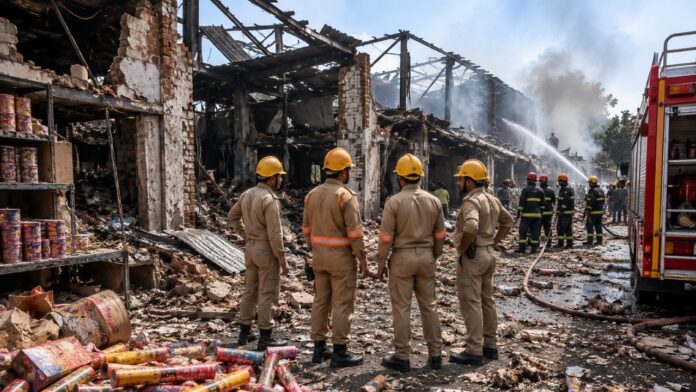 Blast at Jaipur Firecracker Unit Kills 3, Leaves 6+ Critically Injured
