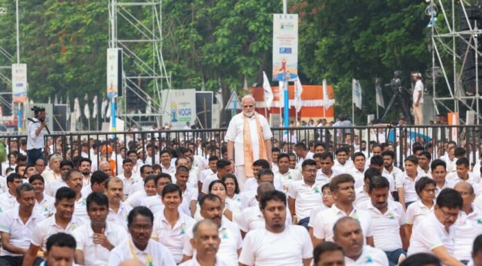 PM Modi Leads International Yoga Day Celebrations in Kolkata; Hails Yoga’s Global Reach PM Modi Leads International Yoga Day Celebrations in Kolkata; Hails Yoga’s Global Reach