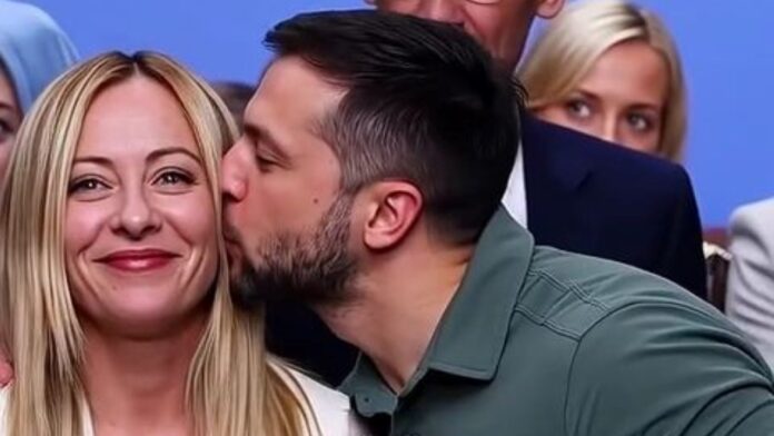 Was Meloni Uncomfortable With Zelensky's Kiss? Video Sparks Debate