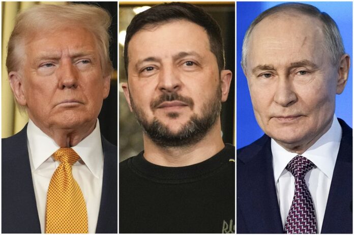 Russia Ukraine Putin Trump Optimistic on Ukraine Conflict After Separate Talks With Putin and Zelenskyy