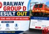 Railway Recruitment Update: Group D Results And Zone-Wise Cut-Off Declared Railway Recruitment Update: Group D Results And Zone-Wise Cut-Off Declared