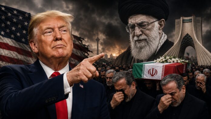 Trump Mocks Khamenei's Funeral, Says: 'We Gave You One Week Because We're Nice' Trump Mocks Khamenei's Funeral, Says: 'We Gave You One Week Because We're Nice'