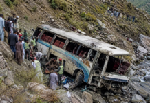 40 Killed After Overloaded Bus Plunges Into Ravine in Pakistan