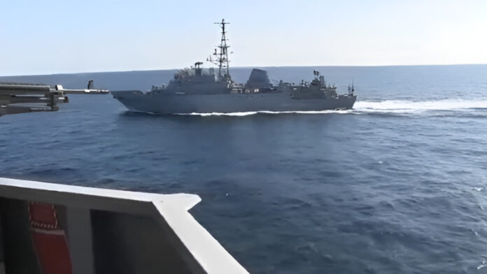 US Navy Launches Search Operation After MH-60S Gone Missing In Arabian Sea_ Three Rescued Three Rescued, MH-60S Sea Hawk Makes Emergency Landing In Arabian Sea, Crew Members Gone Missing