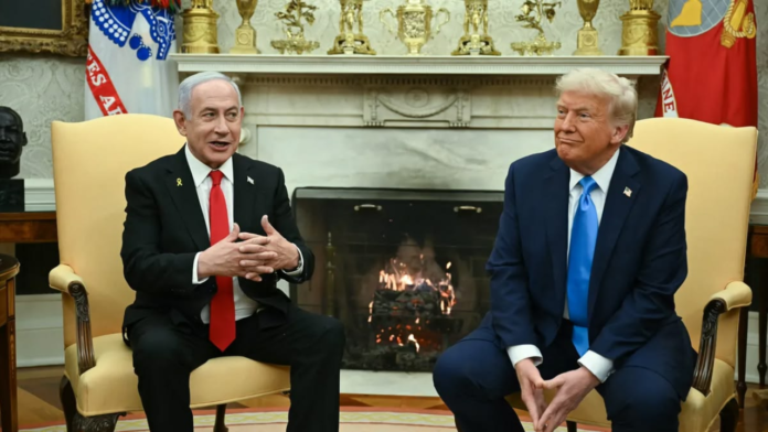 Untitled design - 2026-07-21T110403.613 Trump Defends Netanyahu, Says 'Won't Be Arrested In Any Way' After Mamdani's Comments