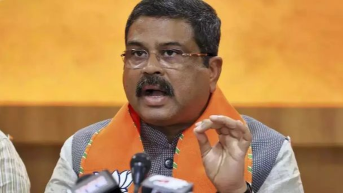 Untitled design - 2026-07-25T152107.907 Dharmendra Pradhan Steps Down as Union Education Minister Amid Jantar Mantar Protests