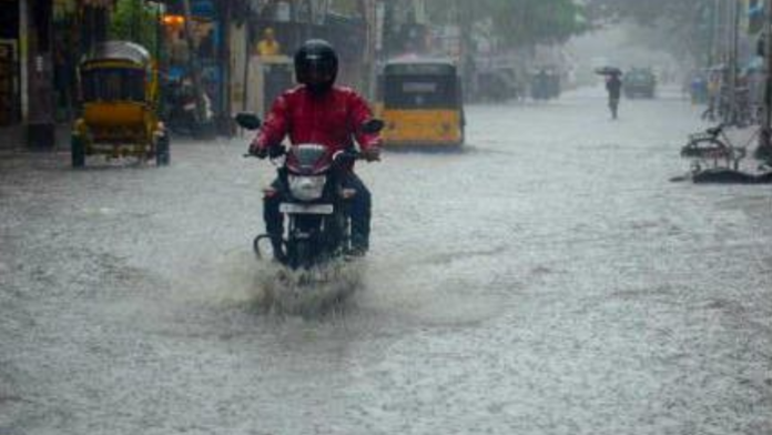 Heavy Downpour In Delhi Leaves Sadar Bazar Under Knee-Deep Water