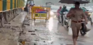 Noida Rains: Divider Cave-In Near Sector 16 Metro Leaves One Injured Noida Rains: Divider Cave-In Near Sector 16 Metro Leaves One Injured