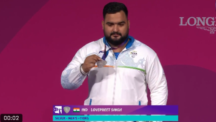 Untitled design - 2026-07-31T105235.430 CWG 2026: Lovepreet Clinches Silver, India Ends Weightlifting Campaign On A High