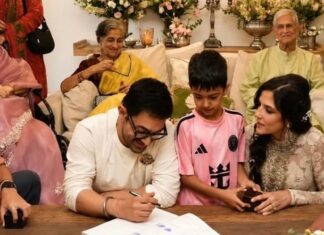 Aamir Khan Embraces Tradition With Dhoti And Anklets, Post-Wedding Appearance Sparks Buzz Aamir Khan Embraces Tradition With Dhoti And Anklets, Post-Wedding Appearance Sparks Buzz