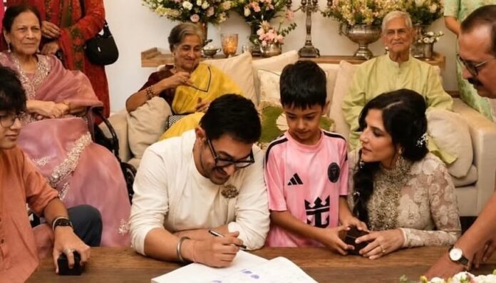 A Kiss, A Dance And Heartfelt Moments: Aamir Khan And Gauri Spratt Steal The Spotlight At Celebration