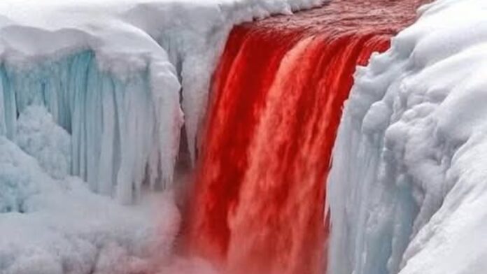 Why Does This Waterfall Look Like It's Bleeding? Surprising Truth Behind Its Blood-Red Water Why Does This Waterfall Look Like It's Bleeding? Surprising Truth Behind Its Blood-Red Water